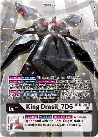 King Drasil_7D6 (Alternate Art) — Versus Royal Knights