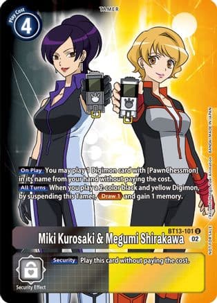 Miki Kurosaki & Megumi Shirakawa (Box Topper) — Versus Royal Knights