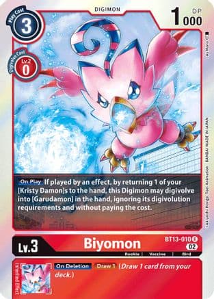 Biyomon — Versus Royal Knights