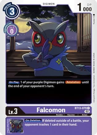 Falcomon — Versus Royal Knights Digimon Card Game card by Ryodan