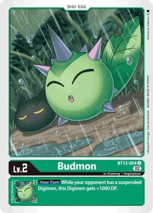 Budmon — Versus Royal Knights Digimon Card Game card by Satoshi Suyama