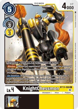 KnightChessmon BT13-068 — Versus Royal Knights