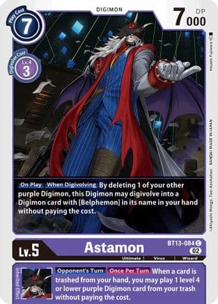 Astamon — Versus Royal Knights Digimon Card Game card by Hisashi Fujiwara