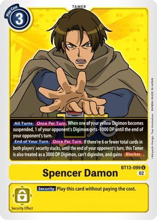 Spencer Damon — Versus Royal Knights
