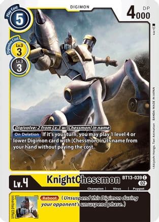 KnightChessmon BT13-039 — Versus Royal Knights