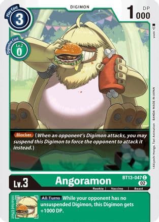 Angoramon — Versus Royal Knights Digimon Card Game card by Akiyoshi Honga