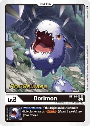Dorimon — Versus Royal Knights Pre-Release Cards
