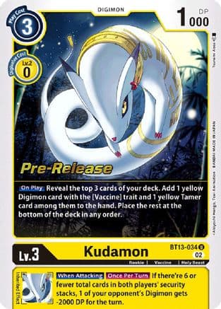 Kudamon — Versus Royal Knights Pre-Release Cards