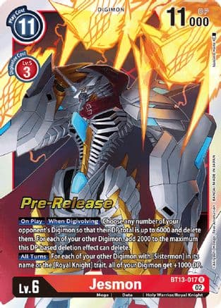 Jesmon — Digimon Card Game card