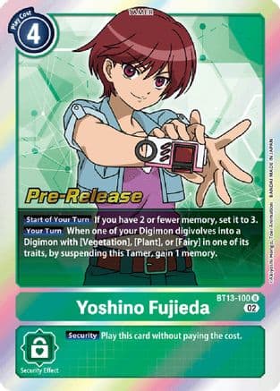 Yoshino Fujieda — Versus Royal Knights Pre-Release Cards