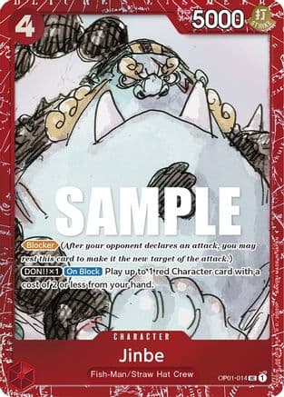 Jinbe (Premium Card Collection -ONE PIECE FILM RED Edition-) — One Piece Promotion Cards