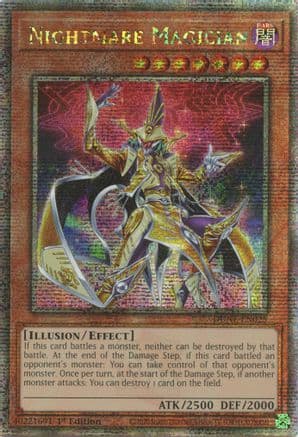 Nightmare Magician (Quarter Century Secret Rare) — Duelist Nexus