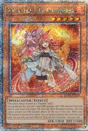 Hiita the Fire Channeler (Quarter Century Secret Rare) — Duelist Nexus