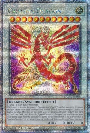 Crimson Dragon (Quarter Century Secret Rare) — Duelist Nexus