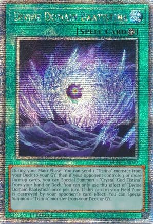 Divine Domain Baatistina (Quarter Century Secret Rare) — Duelist Nexus