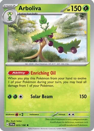 Arboliva - 023/198 (Line Holo) — Miscellaneous Cards & Products Pokémon TCG card by Kouki Saitou
