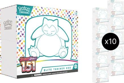 151 Elite Trainer Box Case — SV: Scarlet & Violet 151