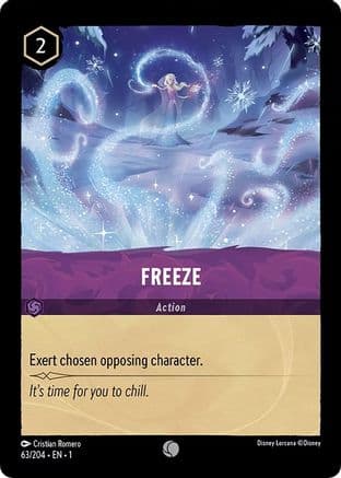 Freeze — The First Chapter Disney Lorcana card by Cristian Romero