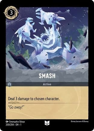 Smash — The First Chapter Disney Lorcana card by Simangaliso Sibaya