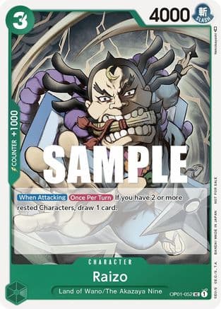 Raizo (Event Pack Vol. 2) — One Piece Promotion Cards