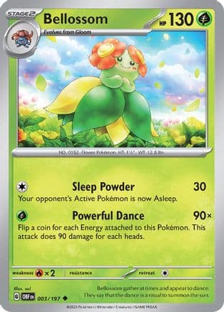 Bellossom — SV03: Obsidian Flames Pokémon TCG card by sui