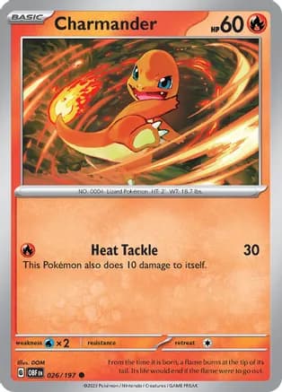 Charmander — SV03: Obsidian Flames Pokémon TCG card by DOM