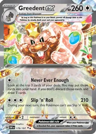 Greedent ex — SV03: Obsidian Flames