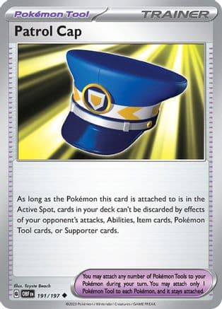 Patrol Cap — SV03: Obsidian Flames Pokémon TCG card by Toyste Beach