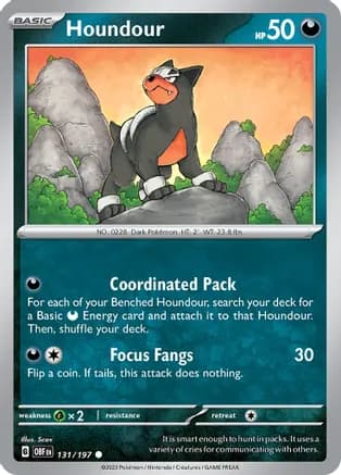 Houndour - 131/197 — SV03: Obsidian Flames