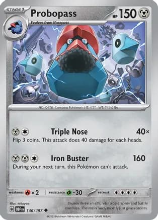 Probopass — SV03: Obsidian Flames Pokémon TCG card by takuyoa