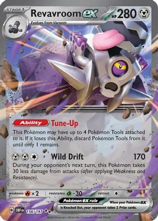 Revavroom ex — SV03: Obsidian Flames Pokémon TCG card by takuyoa