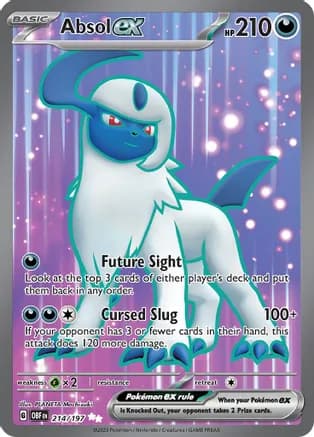 Absol ex - 214/197 — SV03: Obsidian Flames Pokémon TCG card by PLANETA Mochizuki