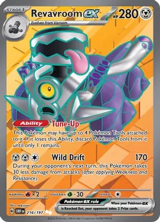 Revavroom ex - 216/197 — SV03: Obsidian Flames Pokémon TCG card by takuyoa