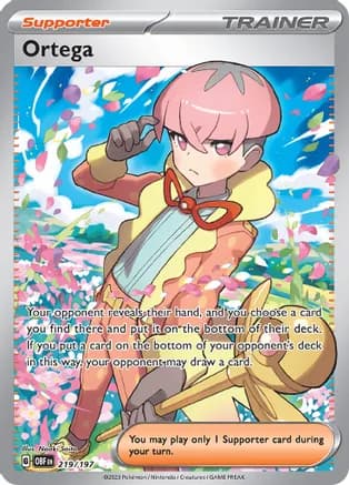 Ortega - 219/197 — SV03: Obsidian Flames Pokémon TCG card by Naoki Saito