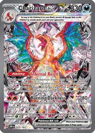 Charizard ex - 223/197 — Pokémon TCG card