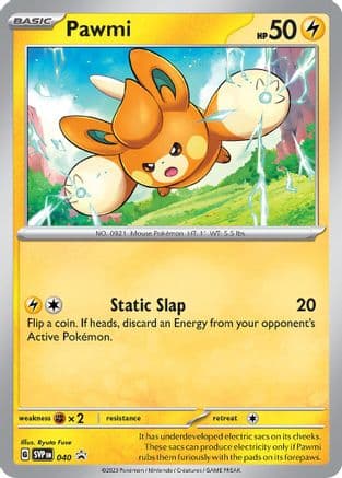 Pawmi - 040 — SV: Scarlet & Violet Promo Cards Pokémon TCG card by Ryuto Fuse