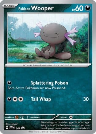 Paldean Wooper - 041 — SV: Scarlet & Violet Promo Cards Pokémon TCG card by kirisAki