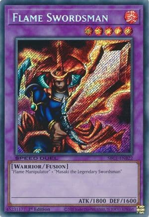 Flame Swordsman (Secret Rare) — Yu-Gi-Oh! card
