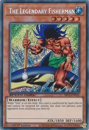 The Legendary Fisherman (Secret Rare) — Speed Duel: Streets of Battle City