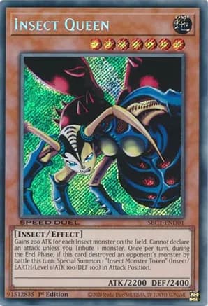 Insect Queen (Secret Rare) — Speed Duel: Streets of Battle City