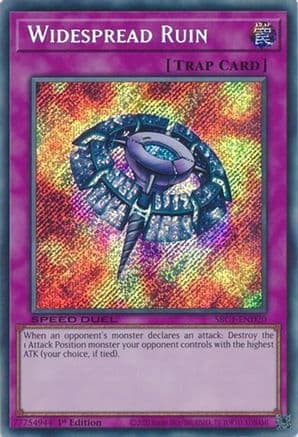 Widespread Ruin (Secret Rare) — Speed Duel: Streets of Battle City
