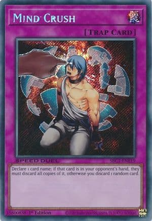 Mind Crush (Secret Rare) — Speed Duel: Streets of Battle City