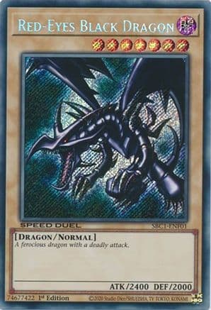 Red-Eyes Black Dragon (Secret Rare) — Yu-Gi-Oh! card