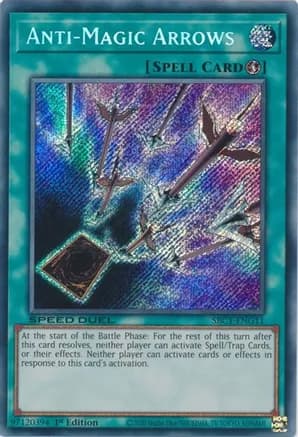 Anti-Magic Arrows (Secret Rare) — Speed Duel: Streets of Battle City