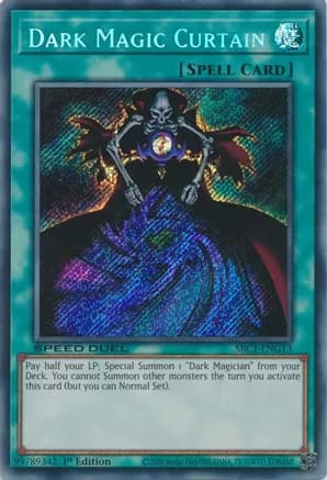 Dark Magic Curtain (Secret Rare) — Speed Duel: Streets of Battle City