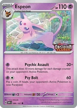 Espeon (Best Buy Exclusive) — Miscellaneous Cards & Products Pokémon TCG card by Cona Nitanda