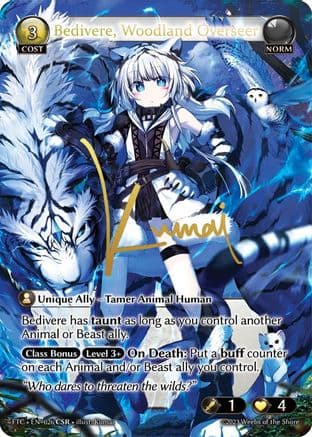 Bedivere, Woodland Overseer (CSR) — Fractured Crown Grand Archive TCG card by Kumai
