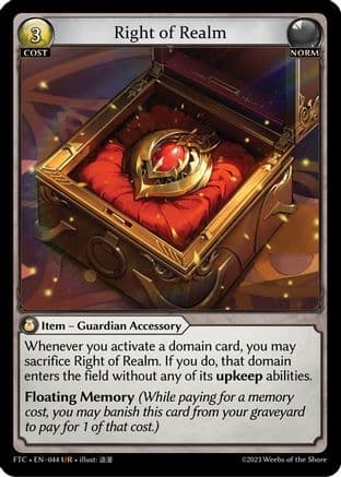 Right of Realm — Fractured Crown