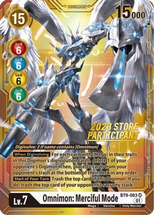 Omnimon: Merciful Mode (2023 Store Participant) — X Record