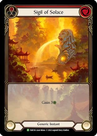 Sigil of Solace - FAB136 — Flesh and Blood: Promo Cards